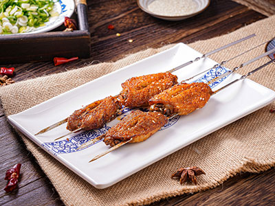 烤鸡翅串