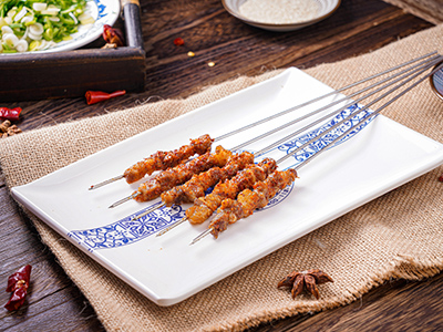 钢钎牛肉小串